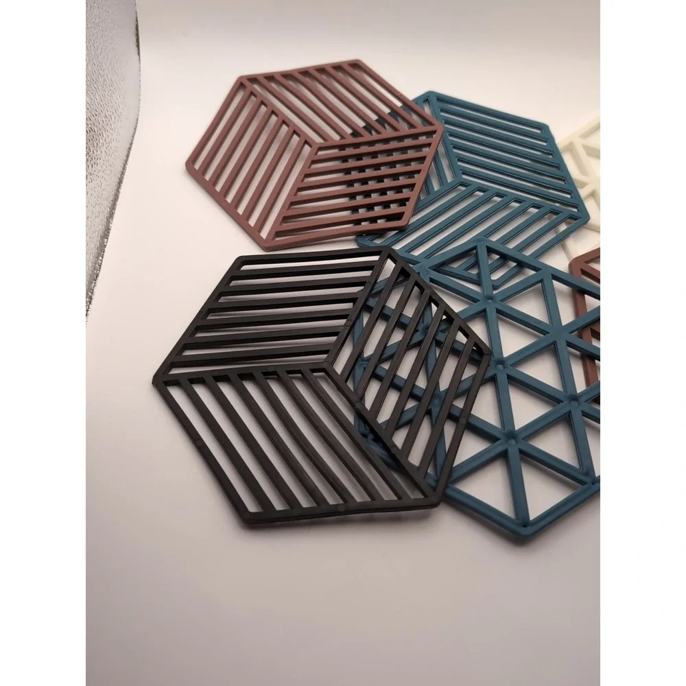 Silicone Coaster‎ Set With Stand